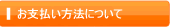 お支払い方法について